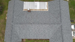 Full roof replacement in Dallas, TX paid for by homeowner's insurance.